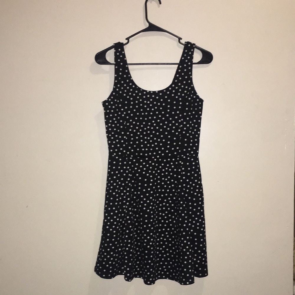 H&M Divided black and white polka dot dress